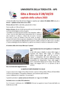 Programma gita a Brescia